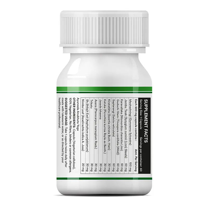 Inlife Diastan Capsules Herbal Ayurvedic Supplement | 60 Capsules
