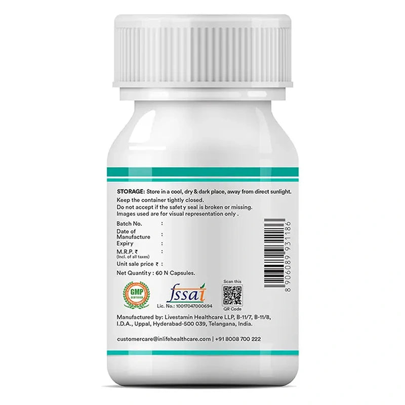 Inlife Multivitamin & Minerals Supplement for Men | Veg. Capsules