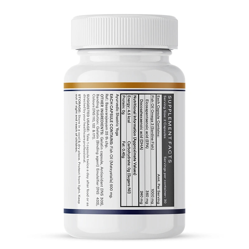 Inlife Magnesium Glycinate with Zinc + Fish oil Double Strength Combo Pack