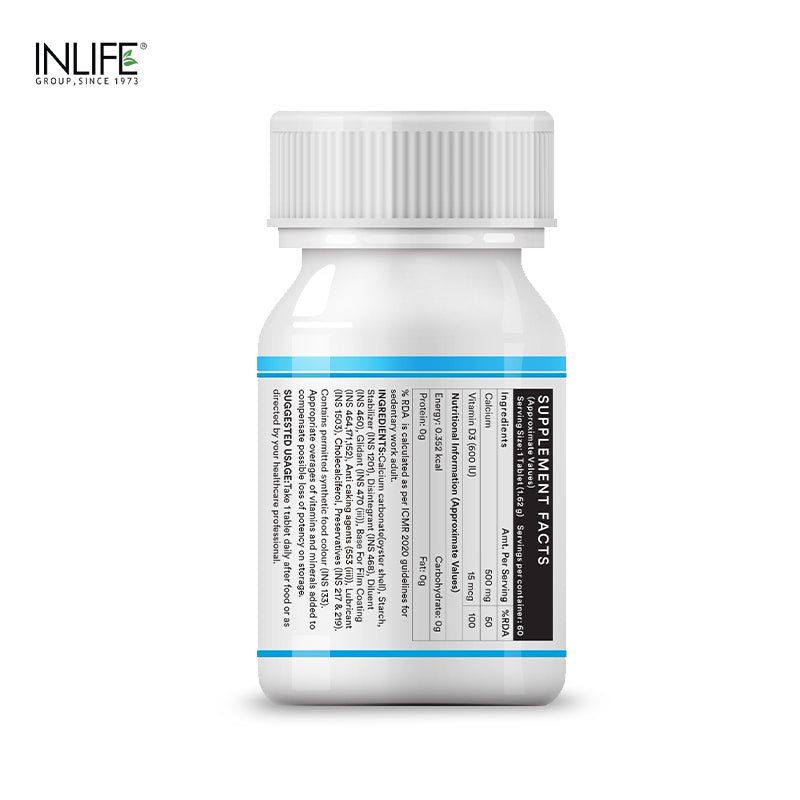 Inlife Calcium with Vitamin D3 Tablets