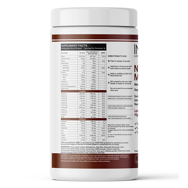 Inlife Nutritional Meal Replacement Shake | 500gms