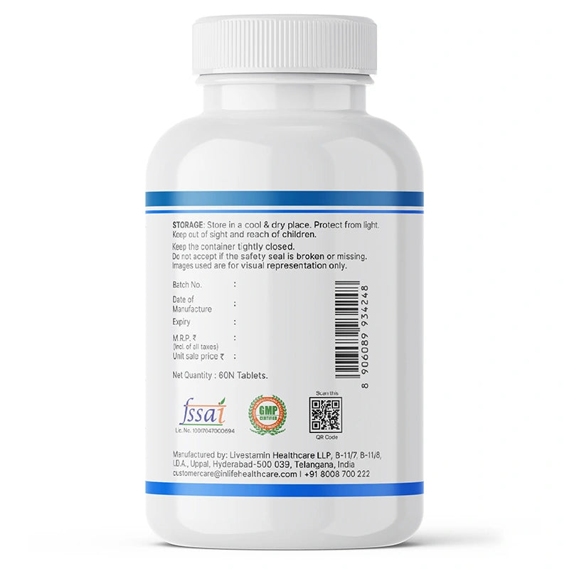 Inlife Magnesium 5X Complex, 440 mg (Elemental Mg) Tablets