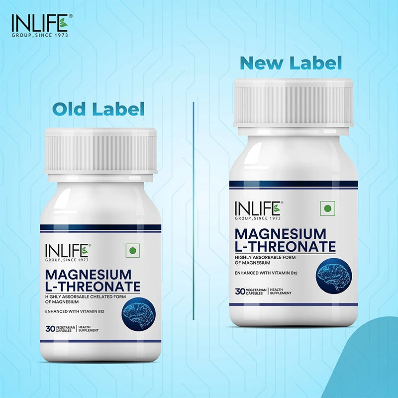 Inlife Magnesium L-Threonate Veg. Capsules