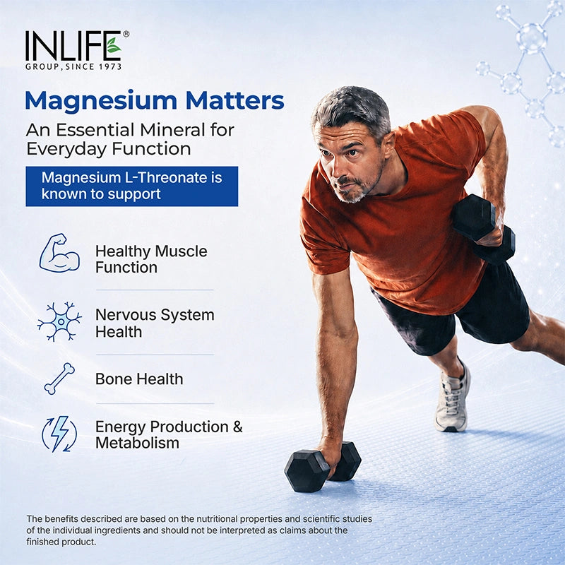 Inlife Magnesium L-Threonate Veg. Capsules