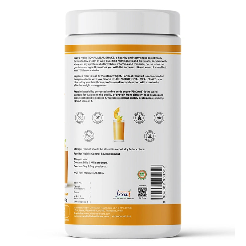 Inlife Nutritional Meal Replacement Shake | 500gms