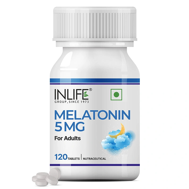 Inlife Melatonin 5mg Tablets Supplement, Veg.Tablets