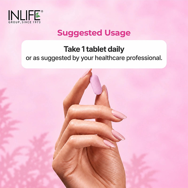 Inlife Multivitamin and Mineral for Women, Veg. Tablets