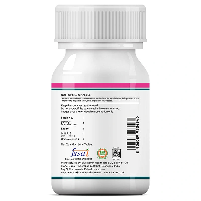 Inlife Multivitamin and Mineral for Women, Veg. Tablets