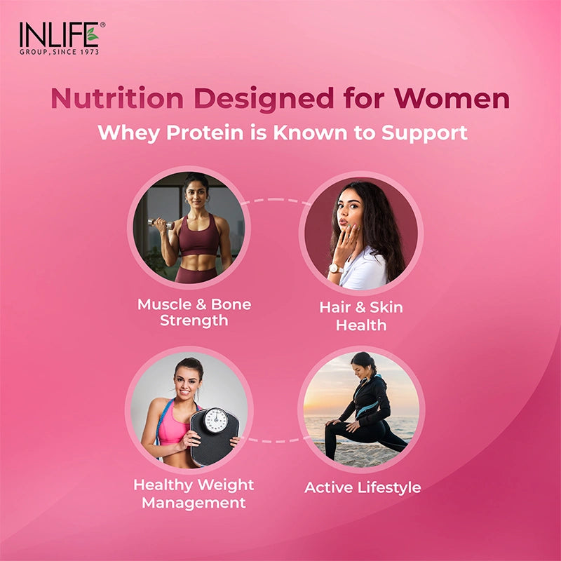 Inlife Whey Protein For Women Supplement