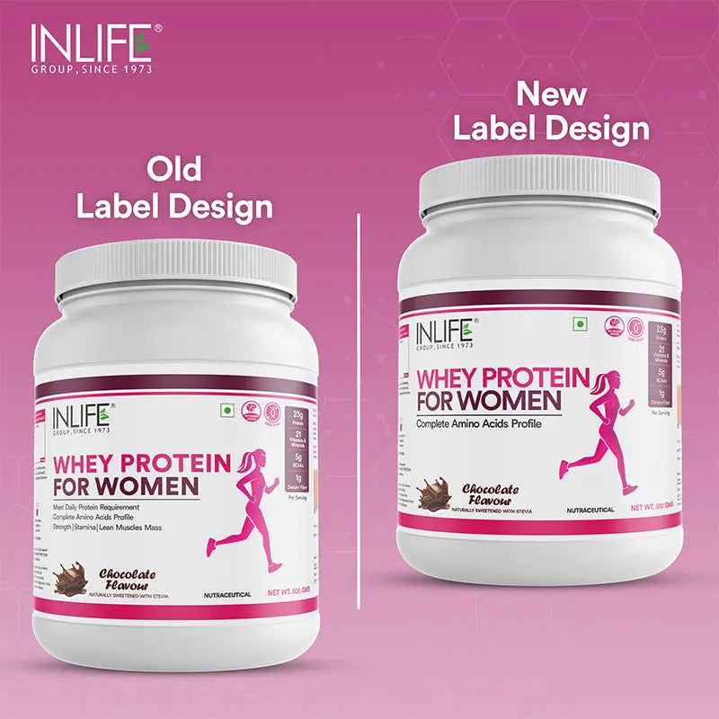 Inlife Whey Protein Powder for Women | 500g
