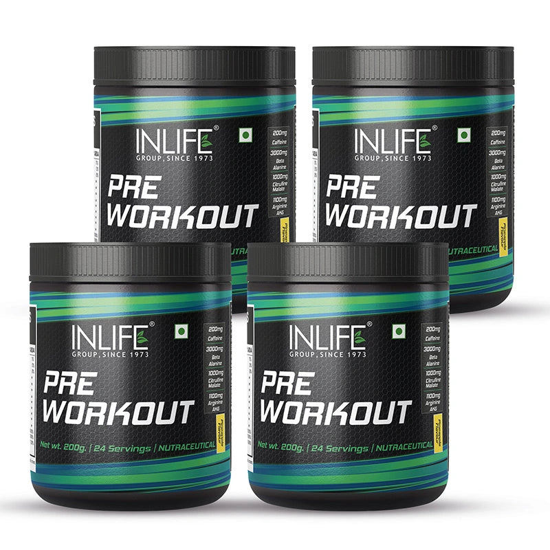 Inlife Pre-Workout Supplement | 200gms