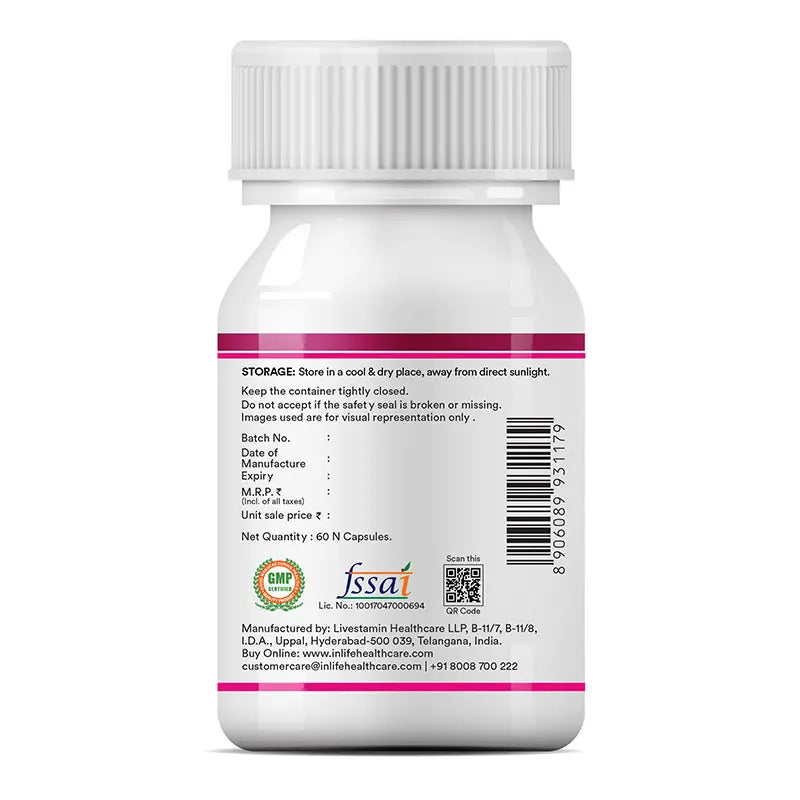 Inlife Multivitamin & Minerals Supplement for Women | 60 Capsules
