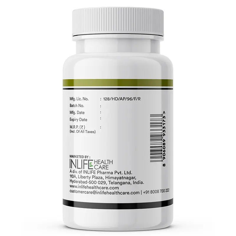 Inlife Biotin 10mg Tablets | Vitamin B7 Supplement Tablets