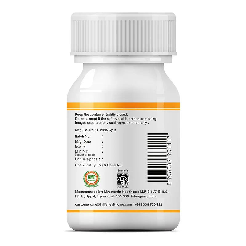 Inlife Pumpkin Seed Extract Supplement, 500 mg, Veg. Capsules