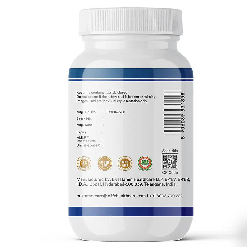 Inlife Fish Oil Capsules Omega 3 Supplement | 1000mg | 60 Softgels