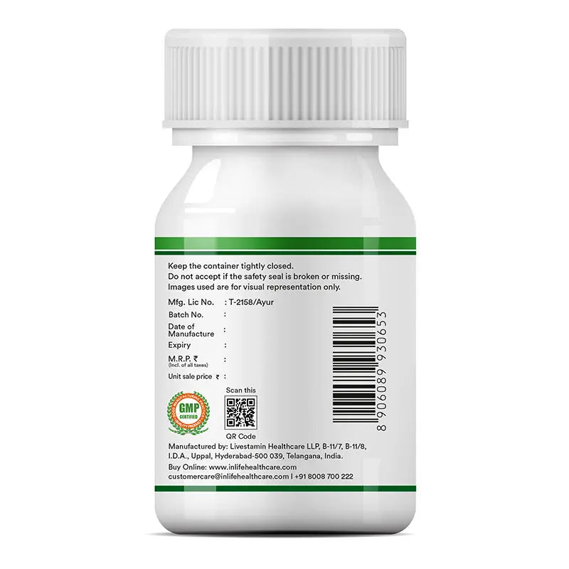 Inlife Diastan Capsules Herbal Ayurvedic Supplement | 60 Capsules