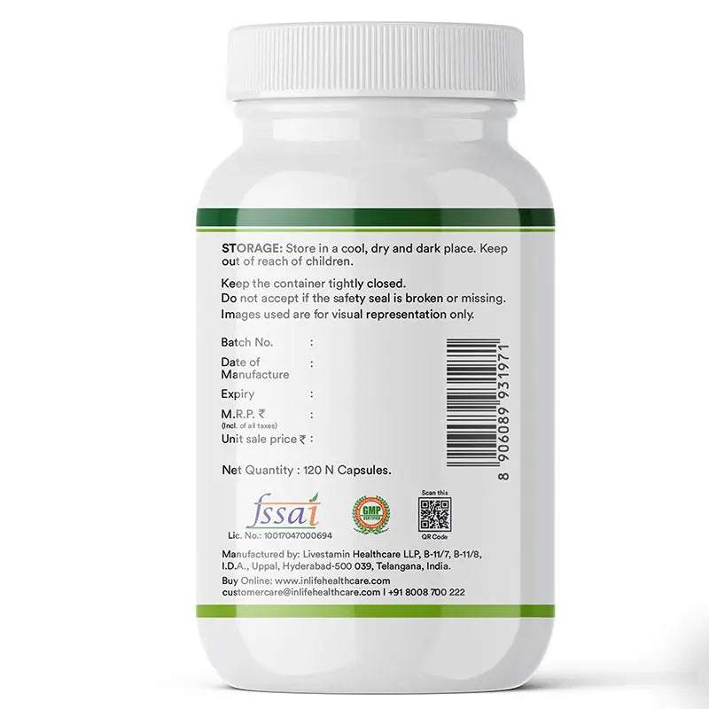 Inlife Magnesium Glycinate with Zinc + Calcium with Vitamin D3, Veg. Combo Pack