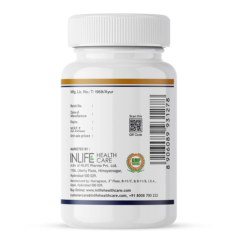 Inlife Fish Oil (Double Strength) Omega 3 Fatty Acids Supplement | 1000mg per serving
