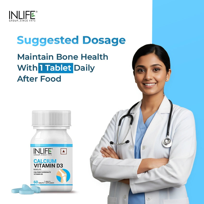 Inlife Calcium with Vitamin D3 Tablets