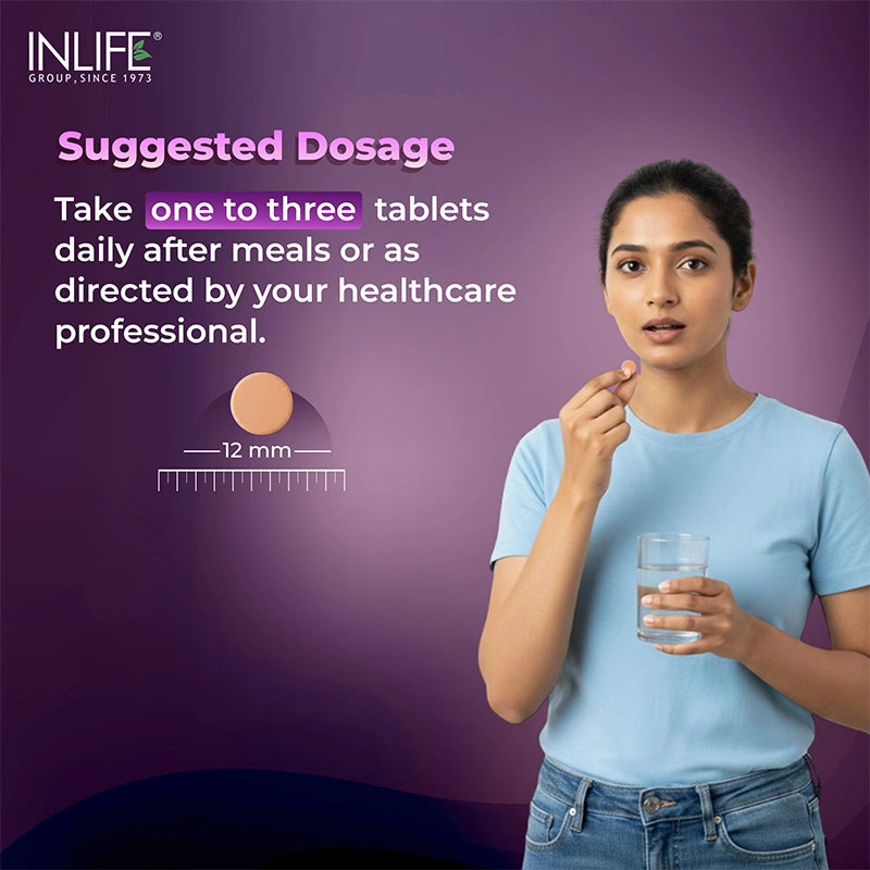 Inlife Coenzyme Q10 100 mg, Ubiquinone Chewable Tablets