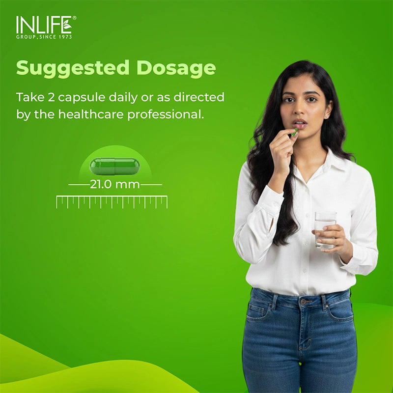 Inlife Milk Thistle 800mg (>80% Silymarin) Capsules