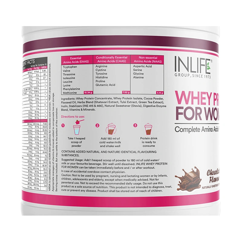 Inlife Whey Protein For Women Supplement