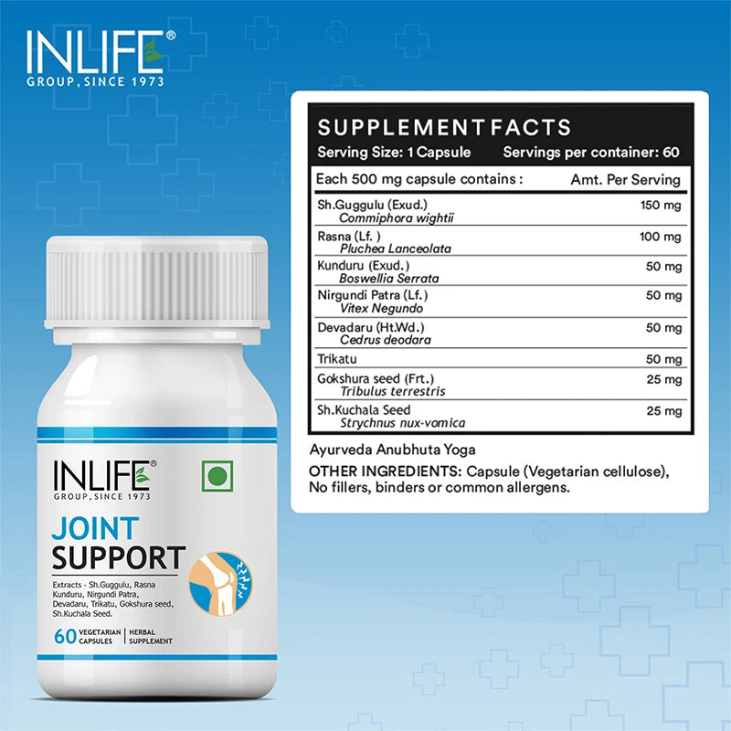Inlife Joint Support Supplement | Veg Capsules