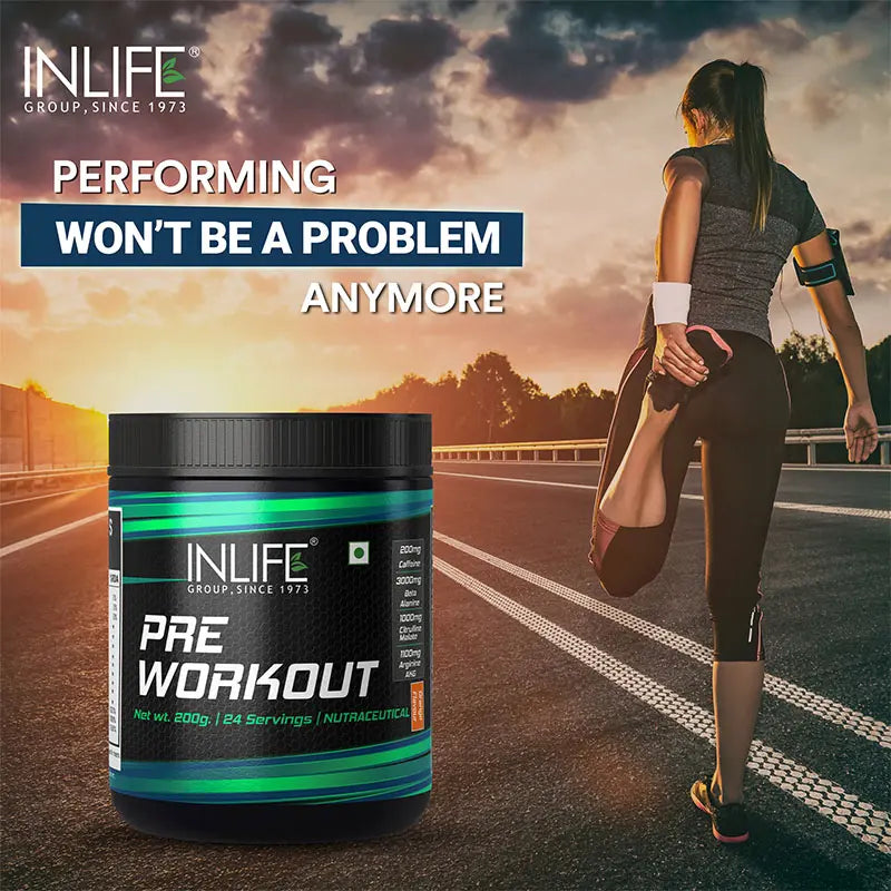 Inlife Pre-Workout Supplement | 200gms