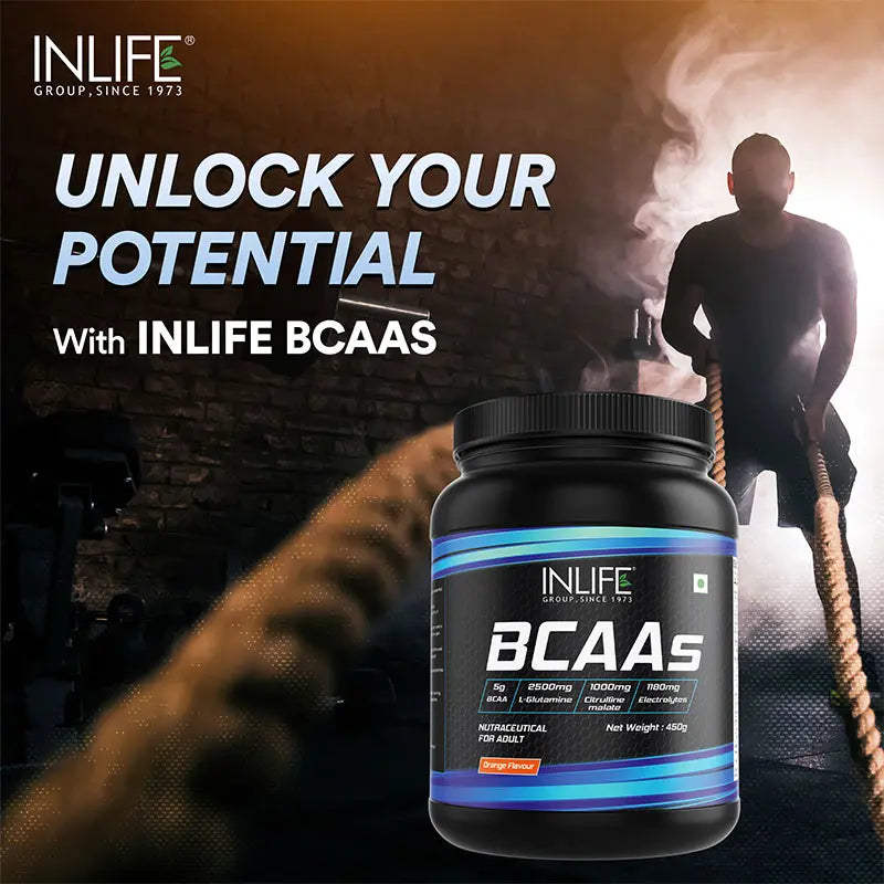 Inlife BCAA Pro Supplement| 250 gm powder