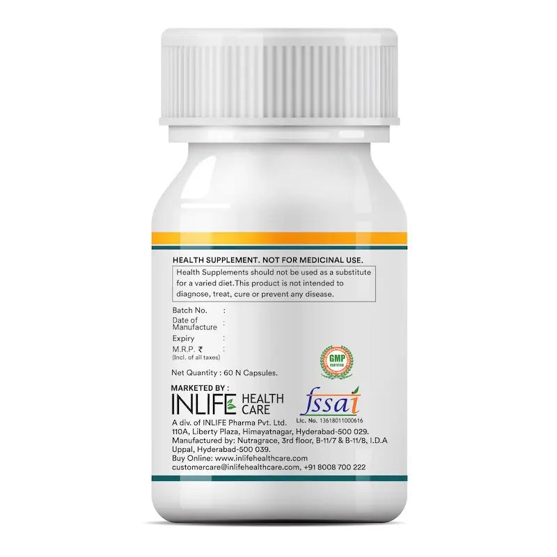 Inlife Turmeric Oil, Ginger Oil, Garlic Oil Supplement | Veg. Capsules