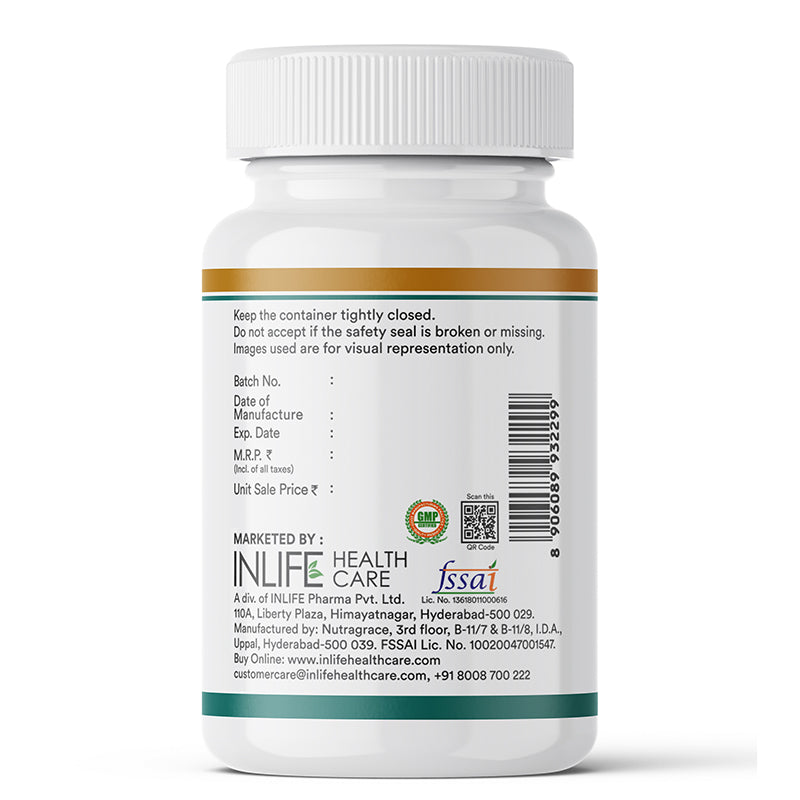 Inlife Plant Based D3 K2 Liquid Filled Capules