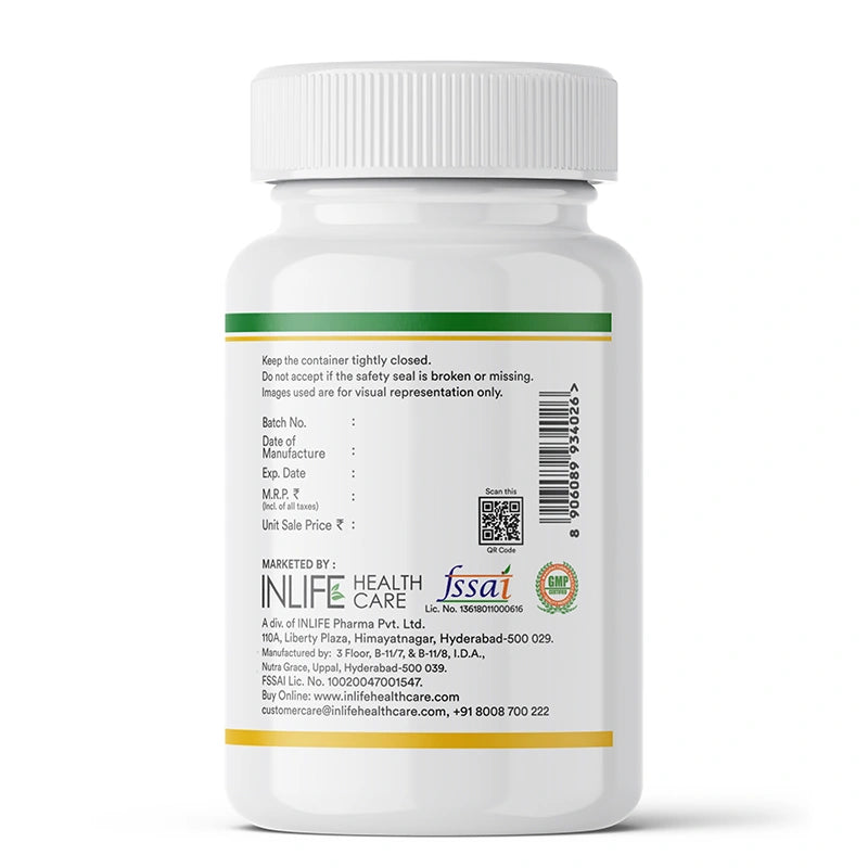 Inlife Silymarin Oil Capsules 200 mg with Turmeric & Piperine | Milk Thistle Extract Capsules for Liver Support & Antioxidant Formula | Veg. Capsules