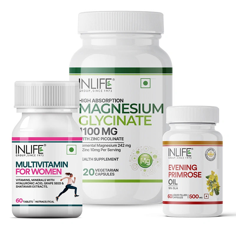 The Self-Care Sister Combo, Evening Primrose + Multivitamin + Magnesium