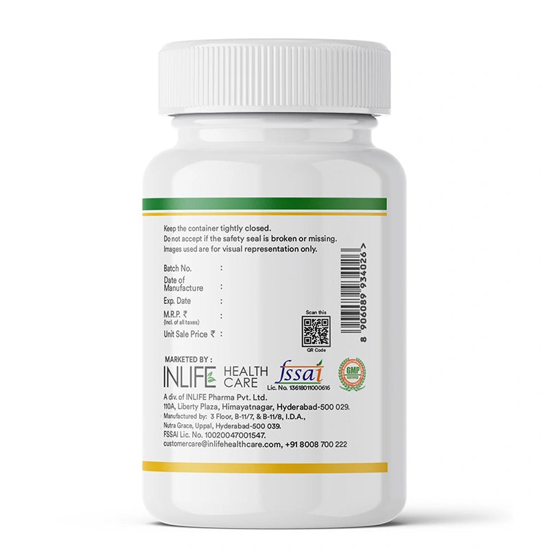 Inlife Silymarin Oil Capsules 200 mg with Turmeric & Piperine | Milk Thistle Extract Capsules for Liver Support & Antioxidant Formula | Veg. Capsules
