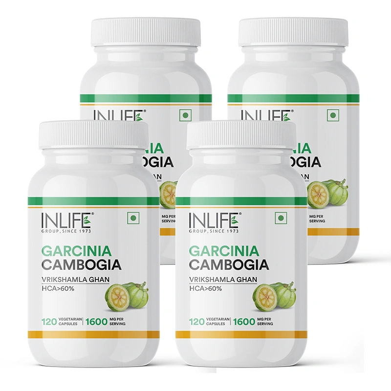 Inlife Garcinia Cambogia Extract Supplement, 1600mg, Veg. Capsules