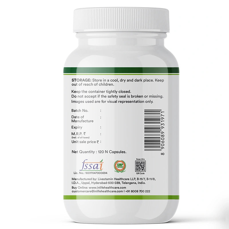 Inlife Magnesium Glycinate with Zinc + Inlife Vitamin D3 600 with K2 - MK7 Combo Pack
