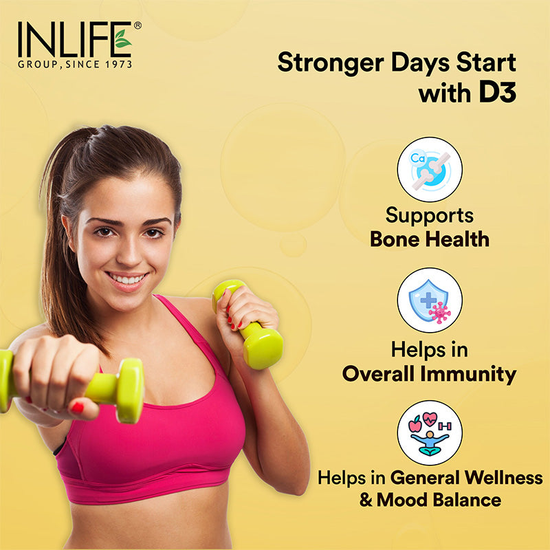 Vitamin B12, D3 5000 IU & Magnesium Glycinate Combo | Supports Bone & Nerve Health