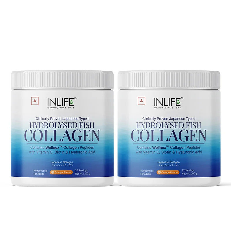 INLIFE Hydrolysed Marine Fish Collagen, Flavored