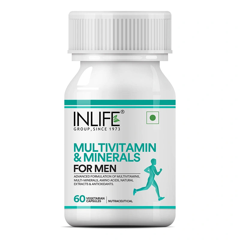 Inlife Multivitamin & Minerals Supplement for Men, Veg. Capsules