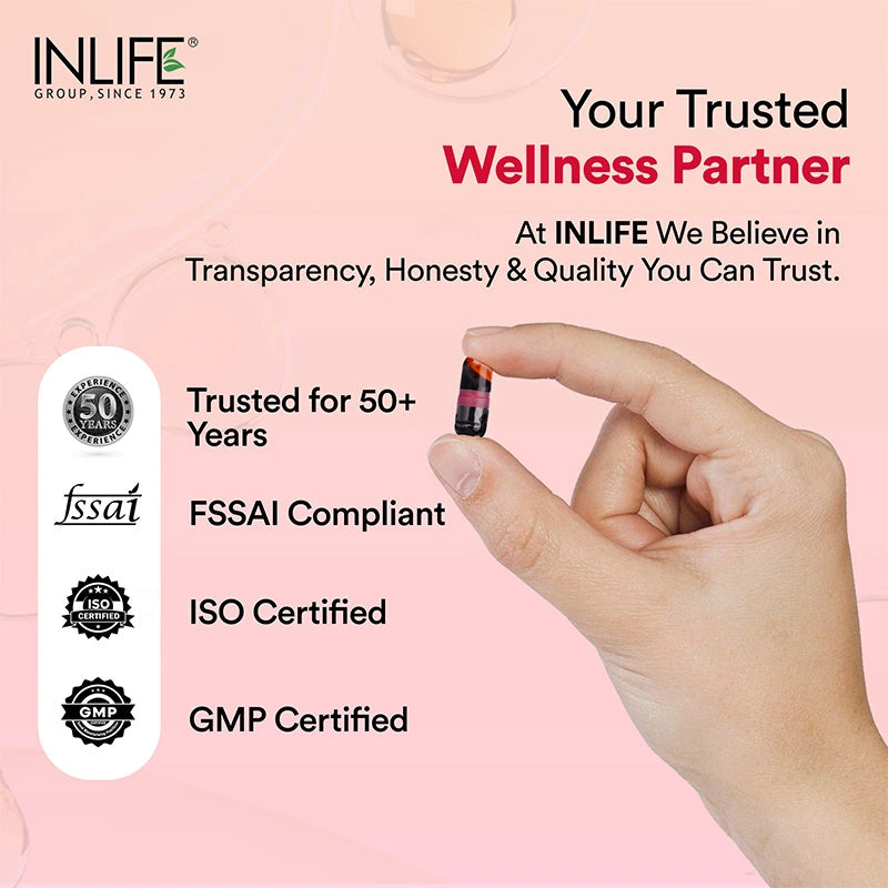 Inlife AstaZine® Astaxanthin 5% with Vitamins A, D3 & E – Ultra-Pure & High-Potency Antioxidant Formula