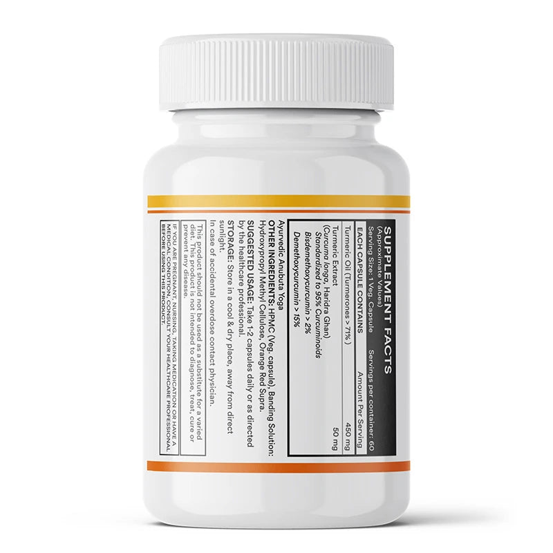 Inlife Turmeric Oil + Curcumin, Liquid-Filled Veg. Capsules