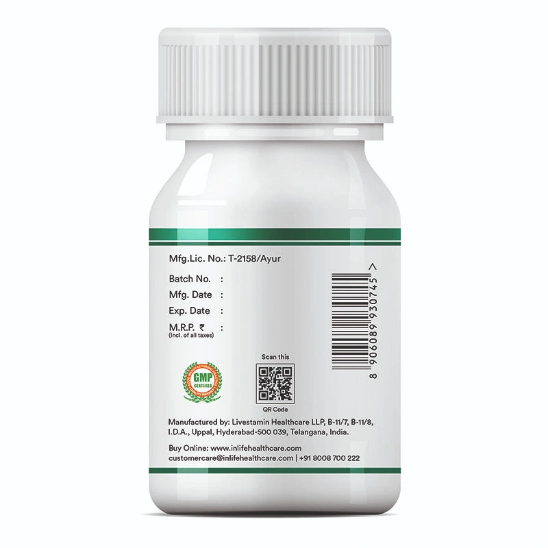 Inlife Green Coffee Bean Extract Supplement | 800mg / serving | Veg. Capsules