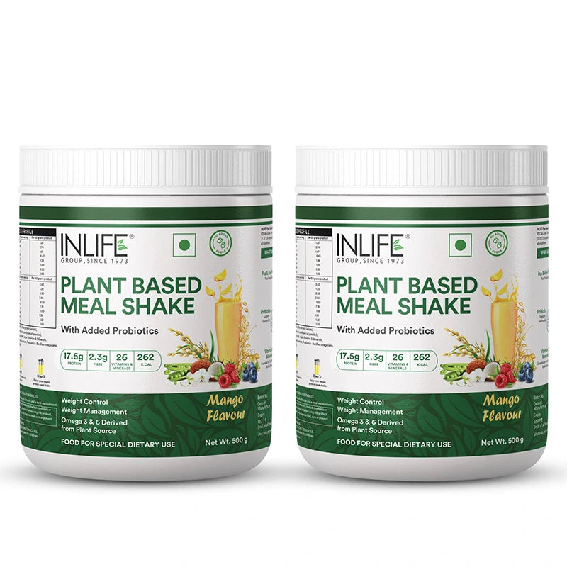 Inlife Plant Based Meal Replacement Shake with Added Probiotics | 500 gms