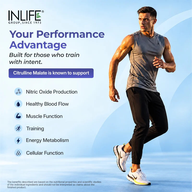 Inlife Citrulline Malate Powder 2:1 Supplement