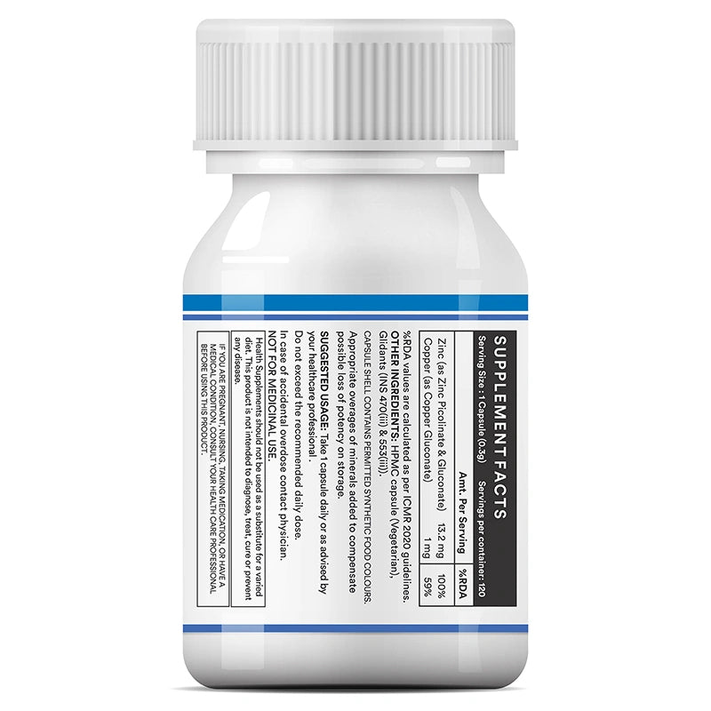 Inlife Zinc Complex with Copper Gluconate Capsules