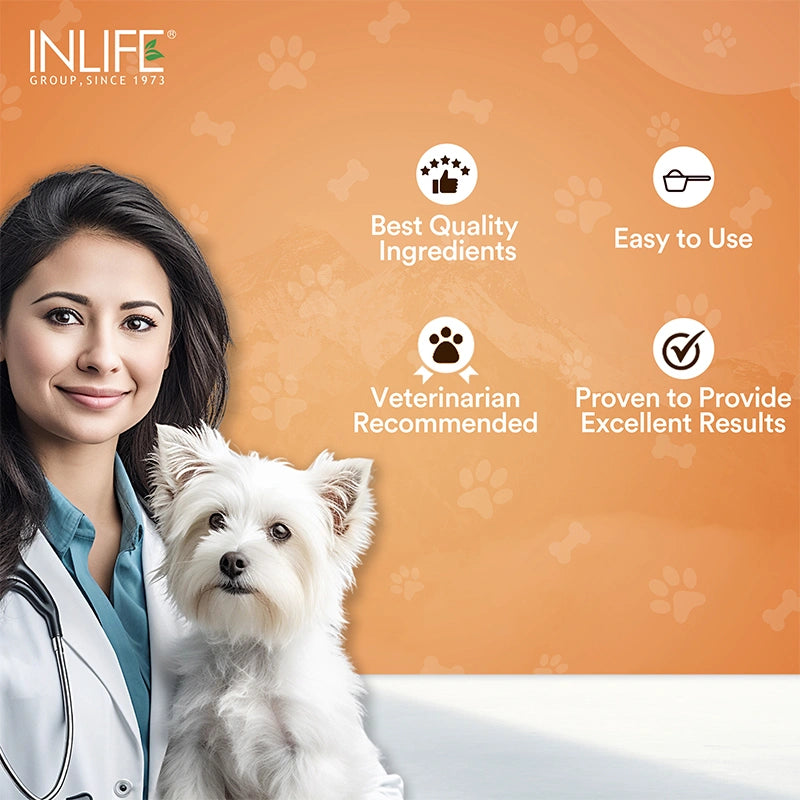 Inlife Nutritional Meal Mix Powder for Dogs, Cats, Pets | Advanced Multi-Nutrient Formula