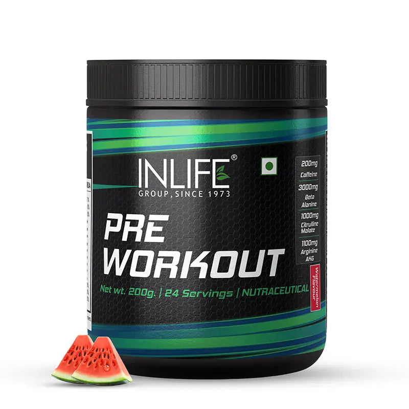 Inlife Pre-Workout Supplement | 200gms