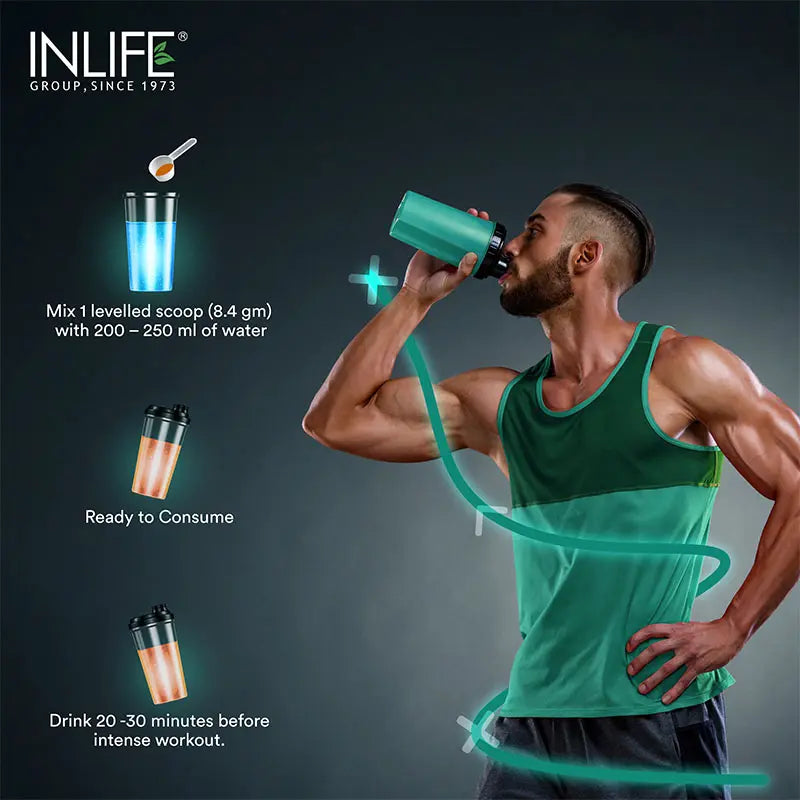Inlife Pre-Workout Supplement | 200gms