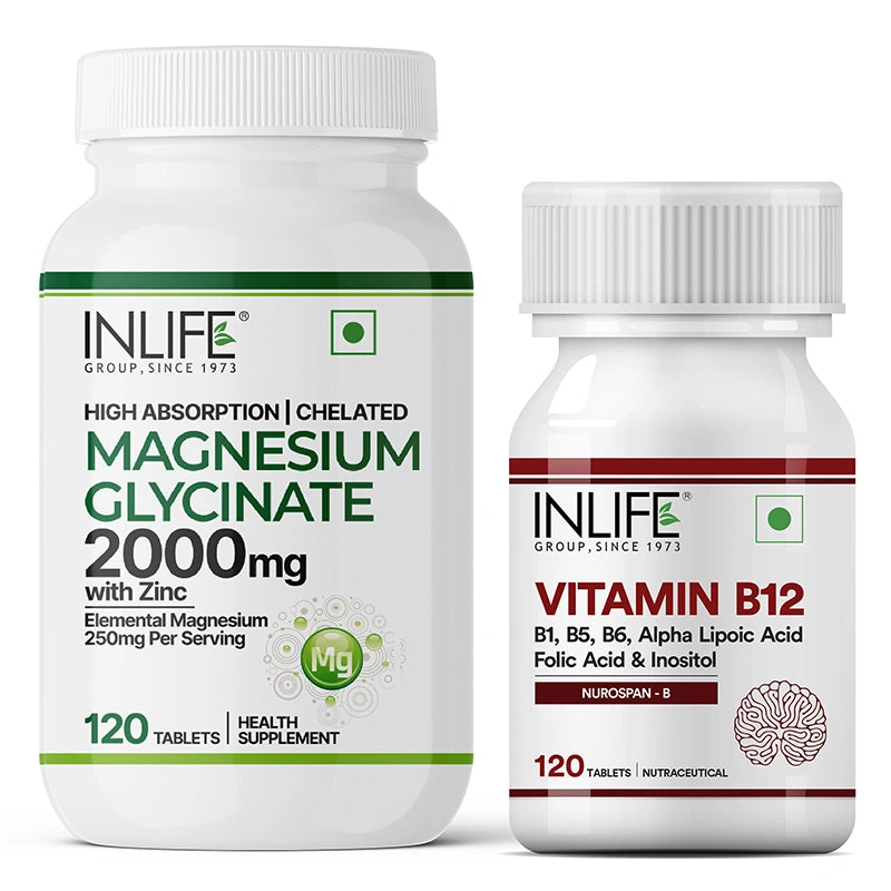 Magnesium Glycinate + Vitamin B12 Mind & Muscle Duo