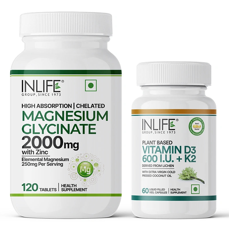 Magnesium Glycinate + D3 K2 Bone & Muscle Duo
